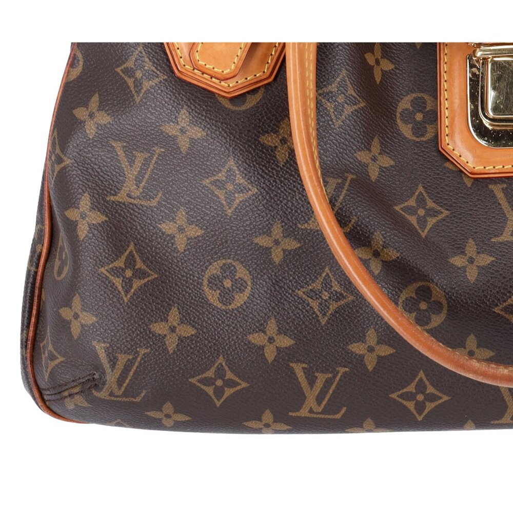 Louis Vuitton Monogram Brown Shoulder Tote Handbag - Picture 4 of 16